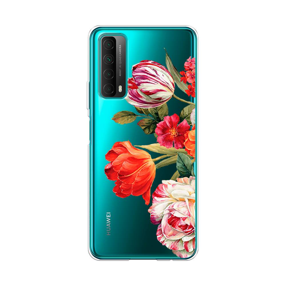 

Чехол Awog на Huawei P Smart 2021 "Весенний букет", Разноцветный, 6104750-8