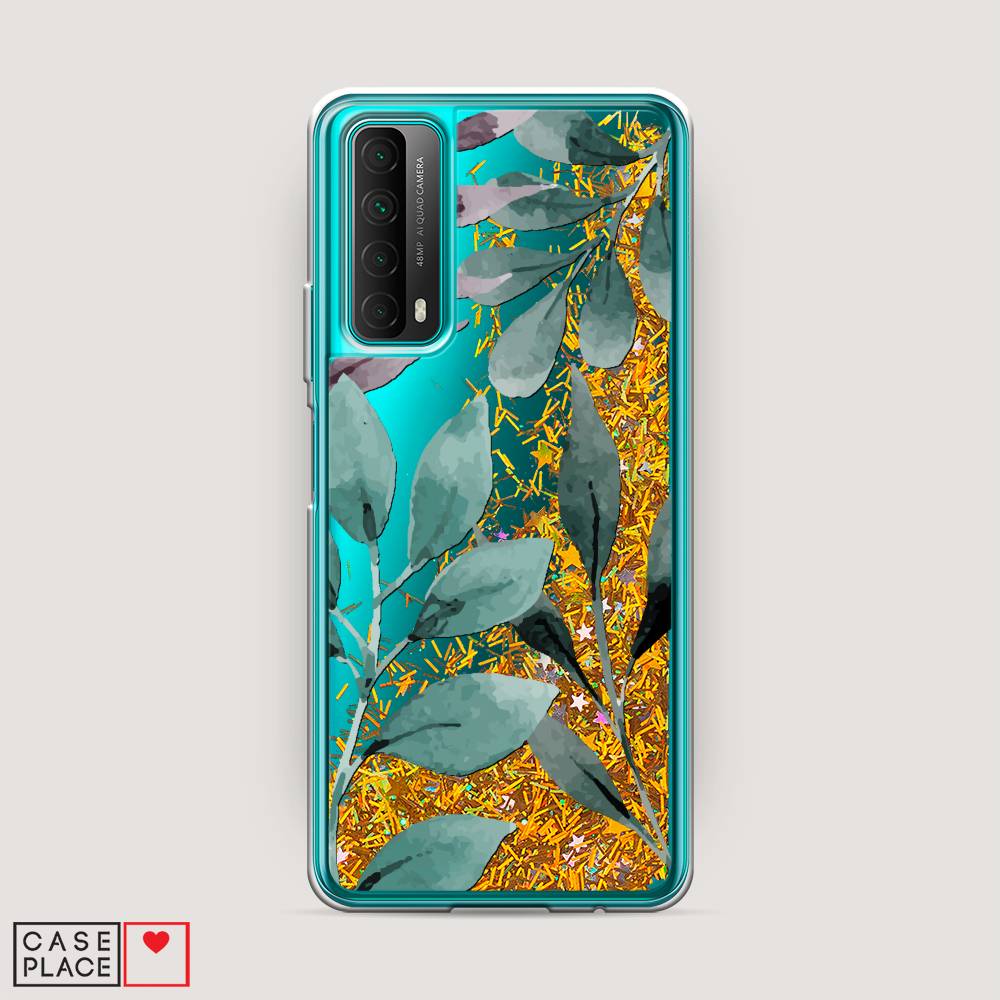 

Чехол Awog на Huawei P Smart 2021 "Листы цветов", Разноцветный, 6104790-1