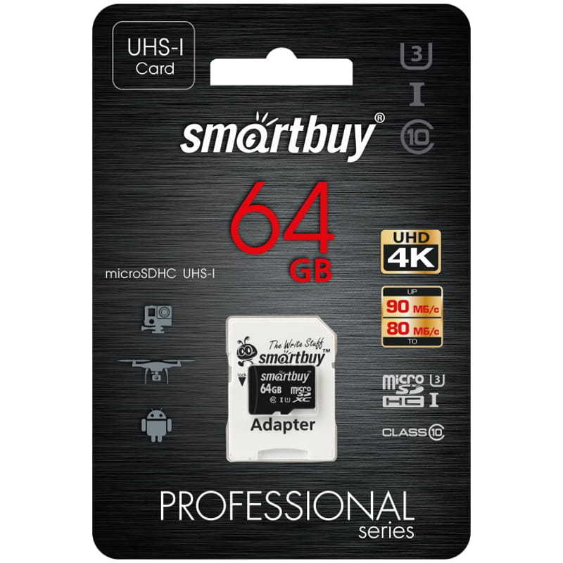 Карта памяти smartbuy microsdxc 64 гб