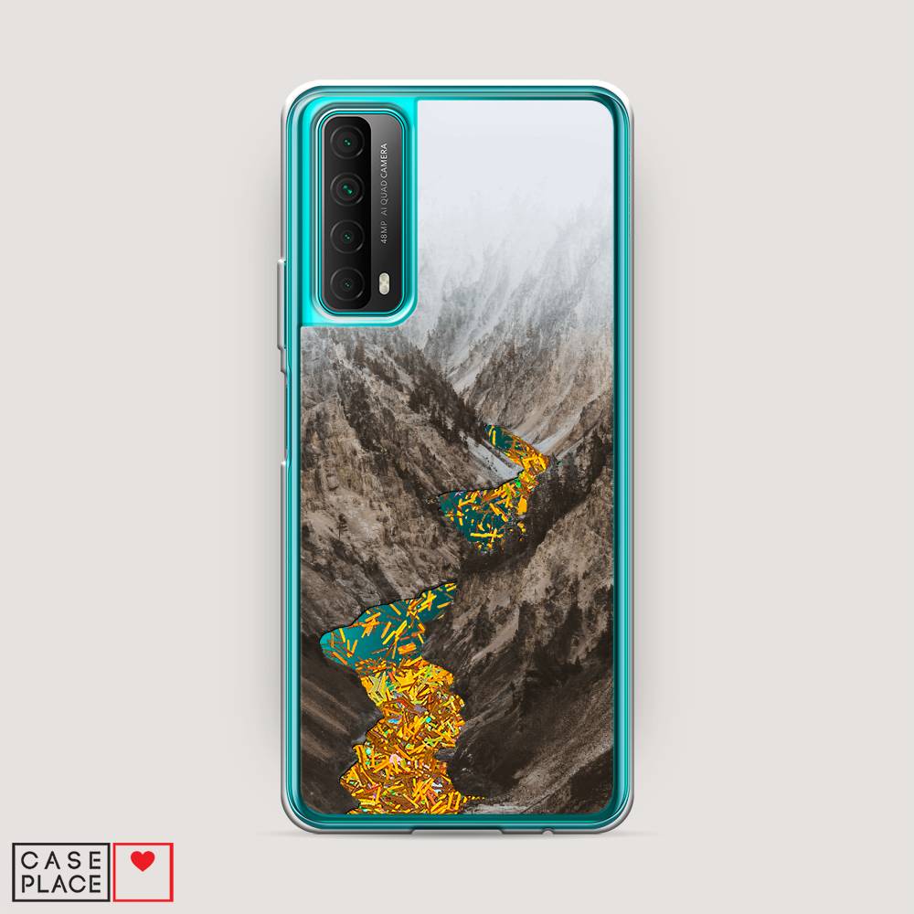 

Чехол Awog на Huawei P Smart 2021 "Горная река", Разноцветный, 6104790-1