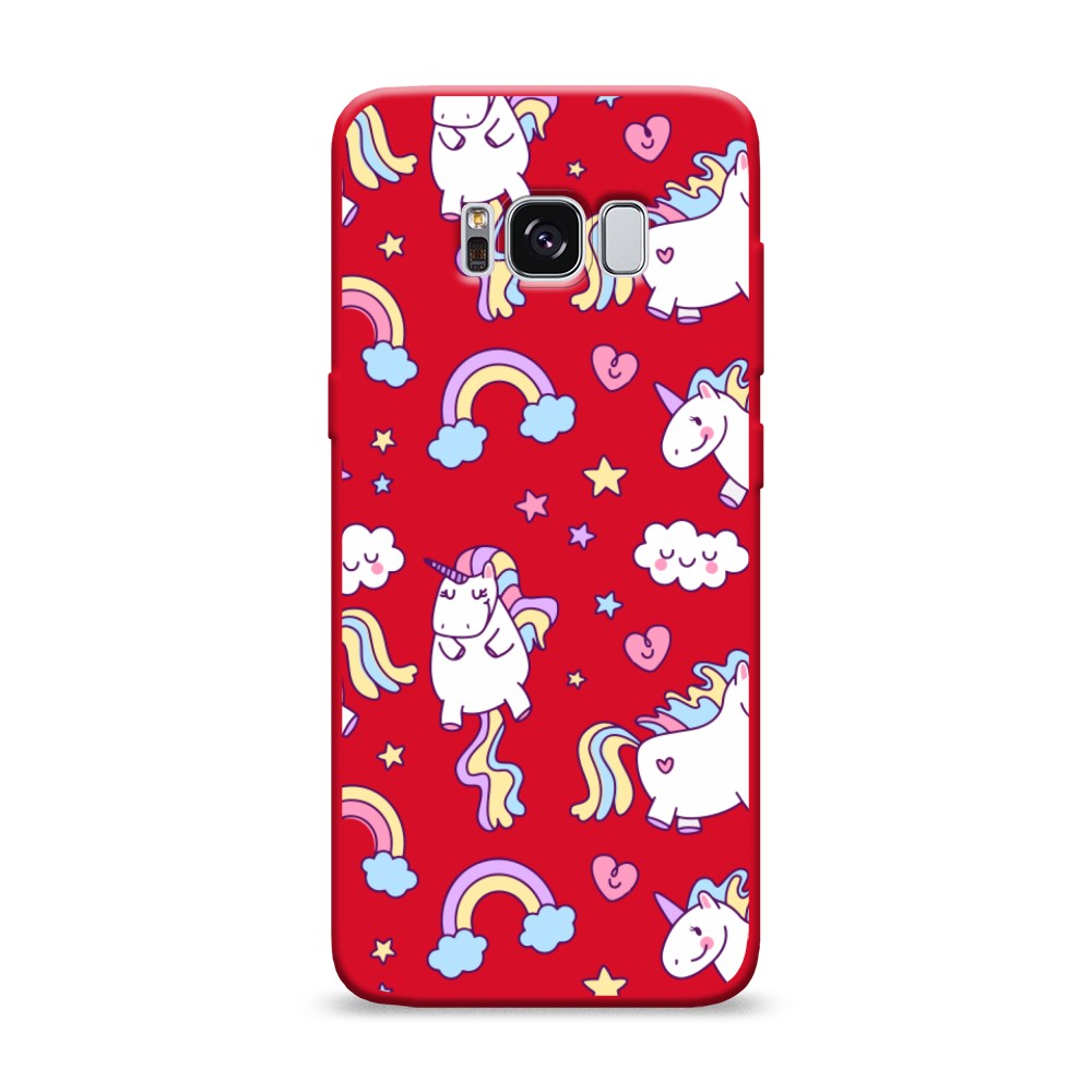 

Матовый силиконовый чехол "Sweet unicorns dreams" на Samsung Galaxy S8, Sweet unicorns dreams