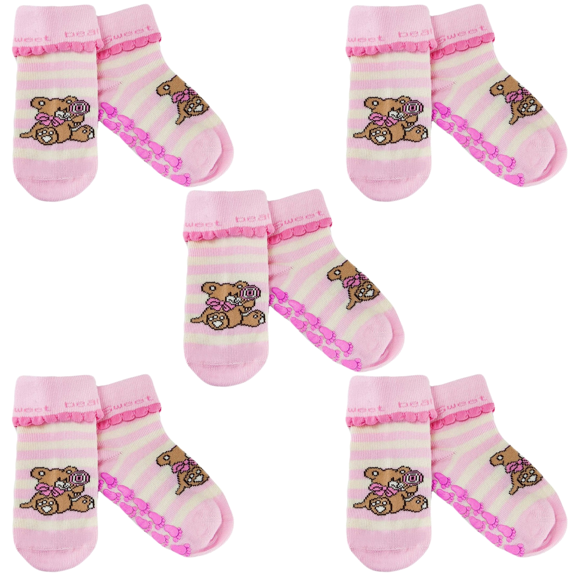 

Носки для девочек Rusocks 5-ДТ-95 цв. розовый; белый; коричневый р. 20-22, 5-ДТ-95