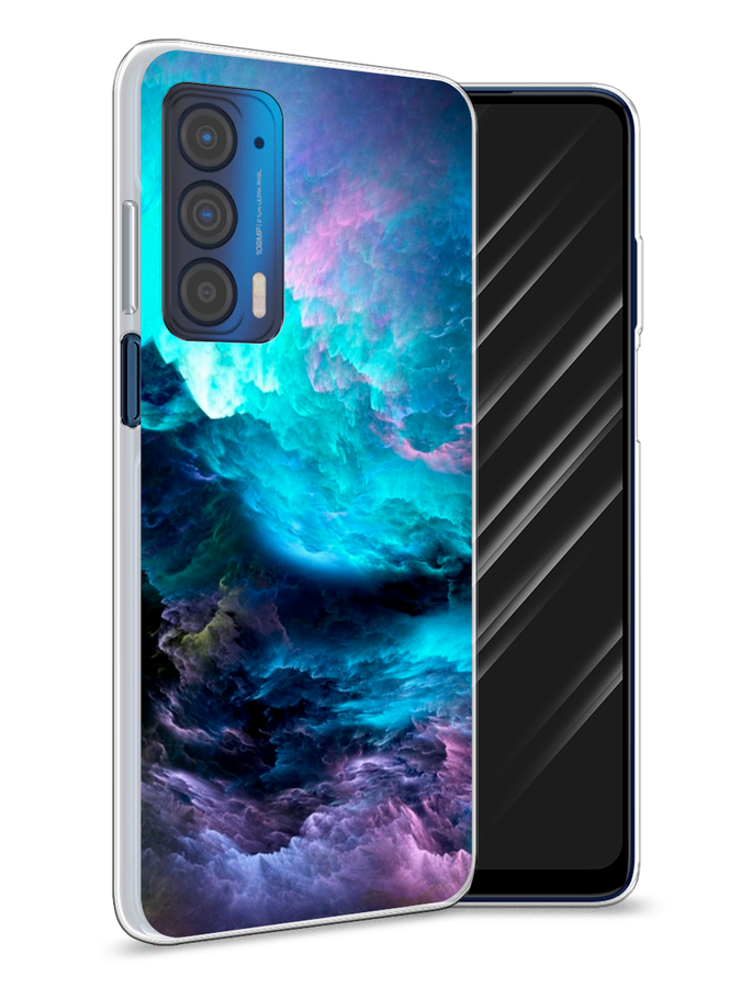 

Чехол Awog на Motorola Edge (2021) "Бирюзовое небо", Разноцветный, 242950-4