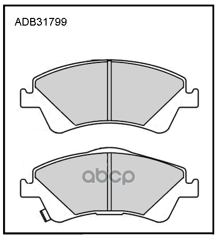 

Тормозные колодки ALLIED NIPPON дисковые передние adb31799