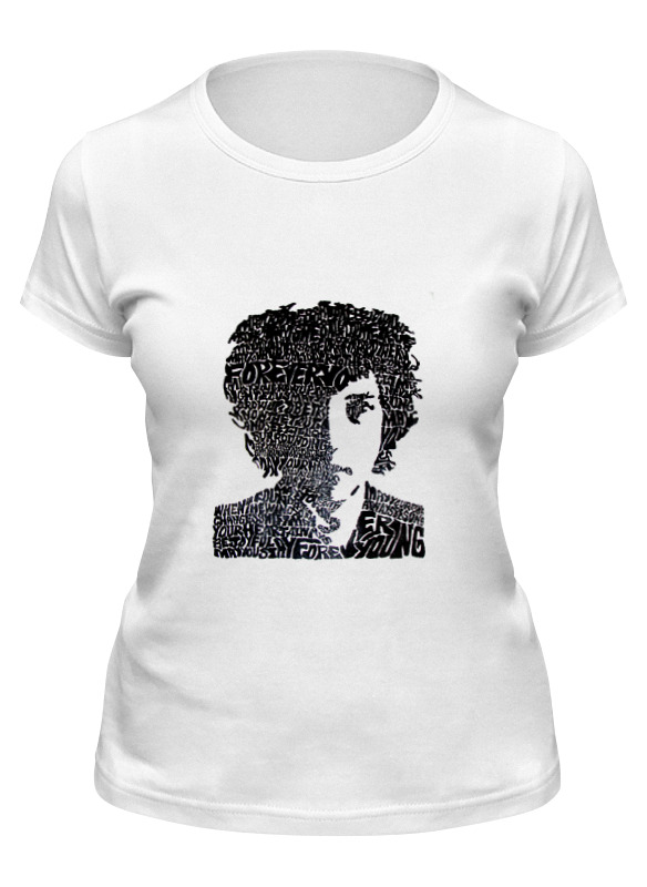 

Футболка женская Printio Dylan белая S, Белый, Dylan