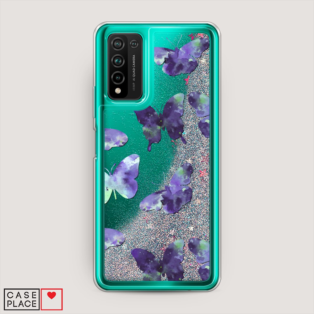 

Чехол Awog на Honor 10X Lite "Бабочки отпечатки", Разноцветный, 6104691-1