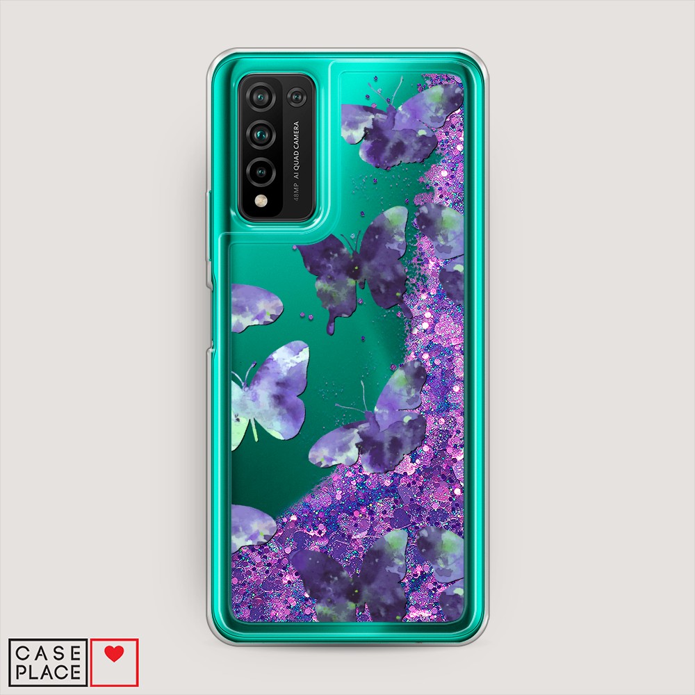 

Чехол Awog на Honor 10X Lite "Бабочки отпечатки", Разноцветный, 6104692-1