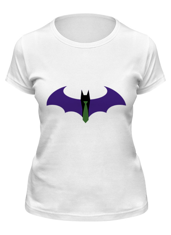 

Футболка женская Printio Batman x joker белая L, Batman x joker