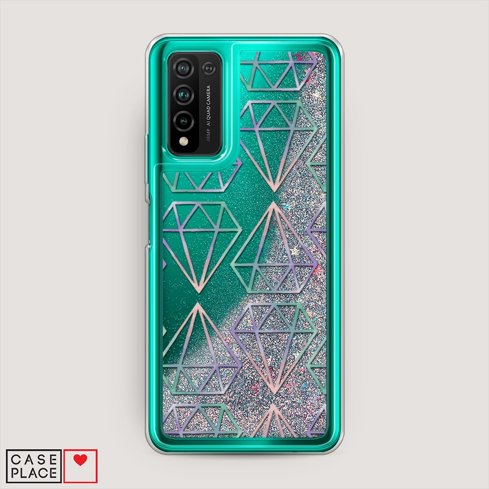 

Чехол Awog на Honor 10X Lite "Бриллианты голографика", Разноцветный, 6104691-1