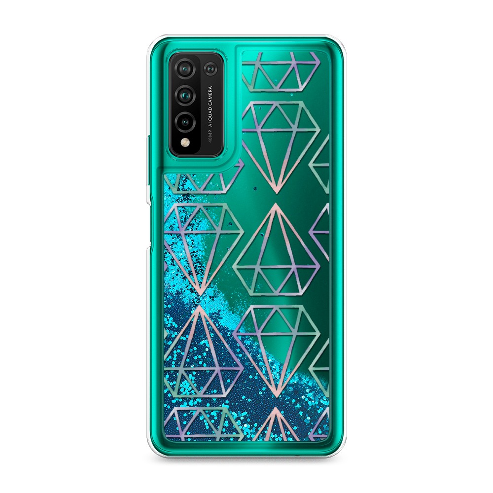

Силиконовый чехол "Звездочки графика белая" на ZTE Red Magic 5S