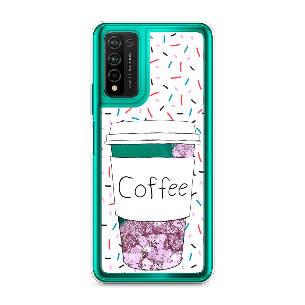 

Чехол Awog на Honor 10X Lite "Coffee прозрачный стакан", Разноцветный, 6104694-1