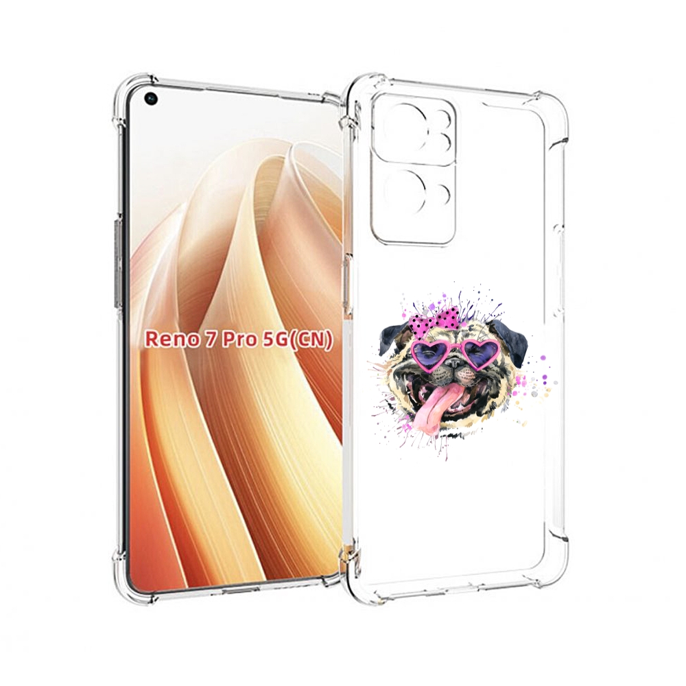 

Чехол MyPads Веселая собака для OPPO Reno7 Pro 5G, Прозрачный, Tocco