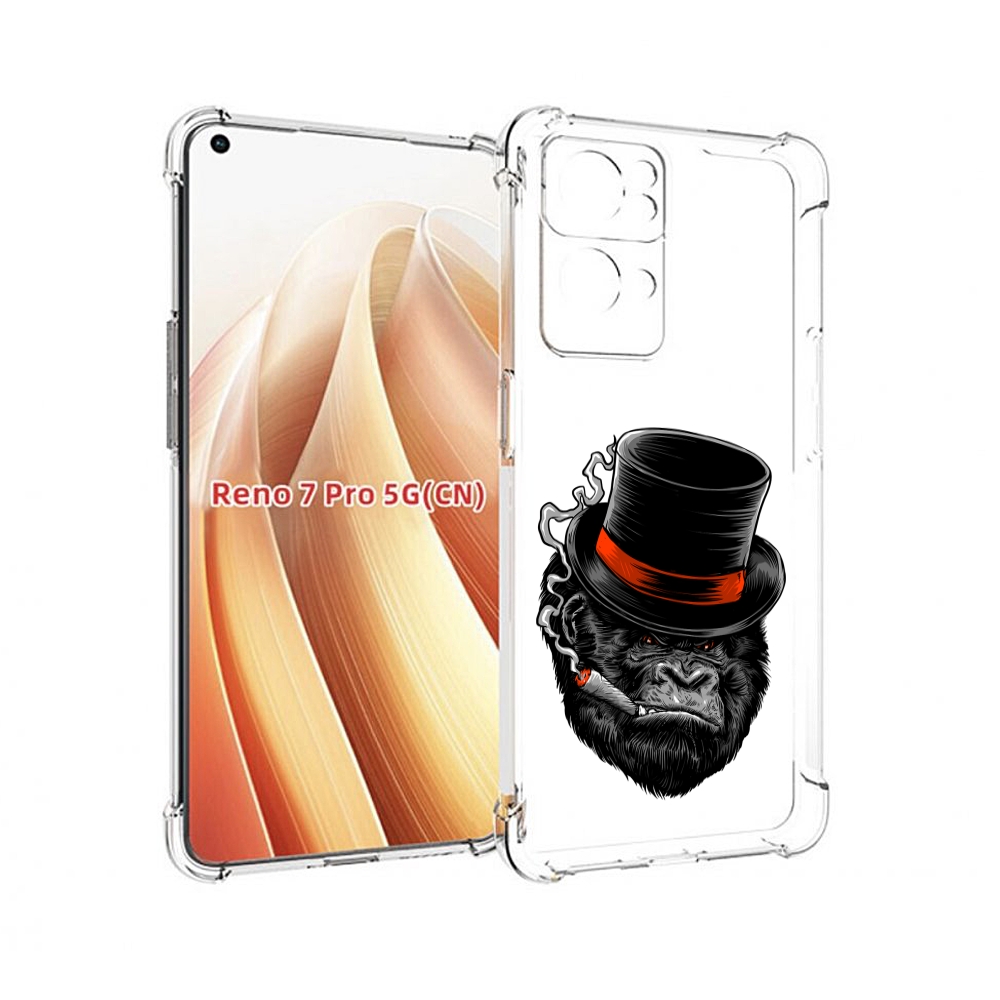 

Чехол MyPads дизайнерская горилла для OPPO Reno7 Pro 5G, Прозрачный, Tocco
