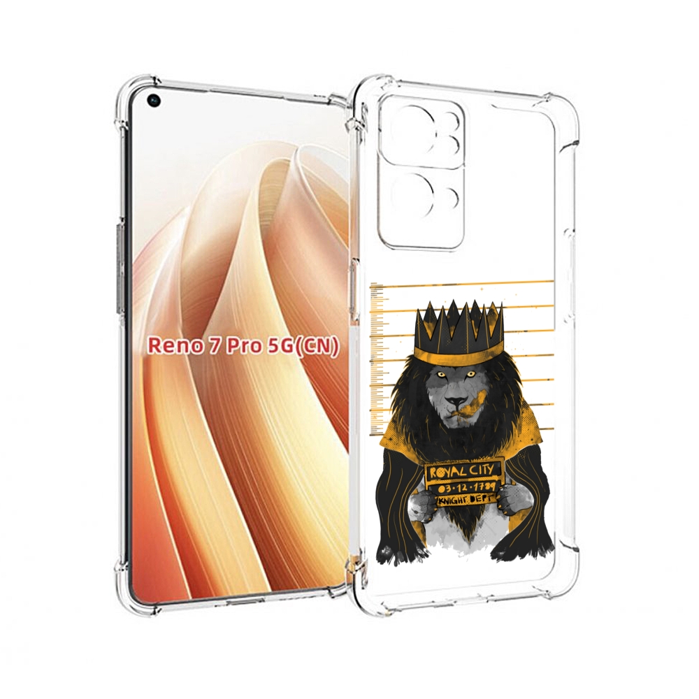 

Чехол MyPads лев в законе для OPPO Reno7 Pro 5G, Прозрачный, Tocco