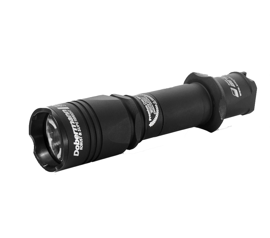 фото Фонарь тактический armytek dobermann xp-l hi теплый, 977 лм, 1x18650 или 2xcr123a