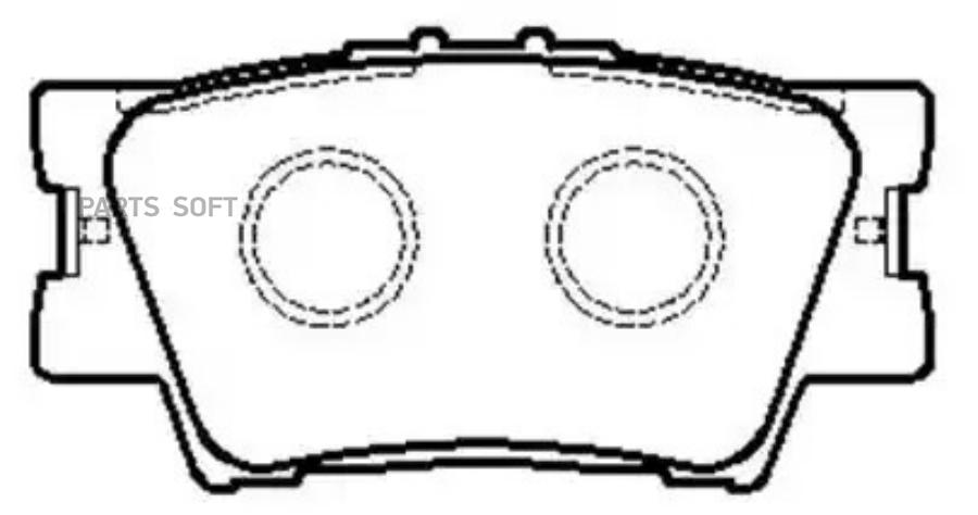 

Тормозные колодки HSB дисковые HP5178