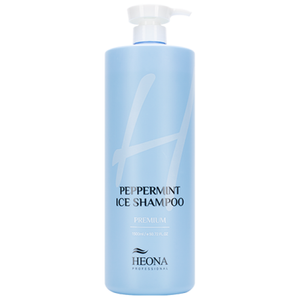 Шампунь Heona Professional Peppermint Ice Shampoo Освежающий с мятой, 1500 мл