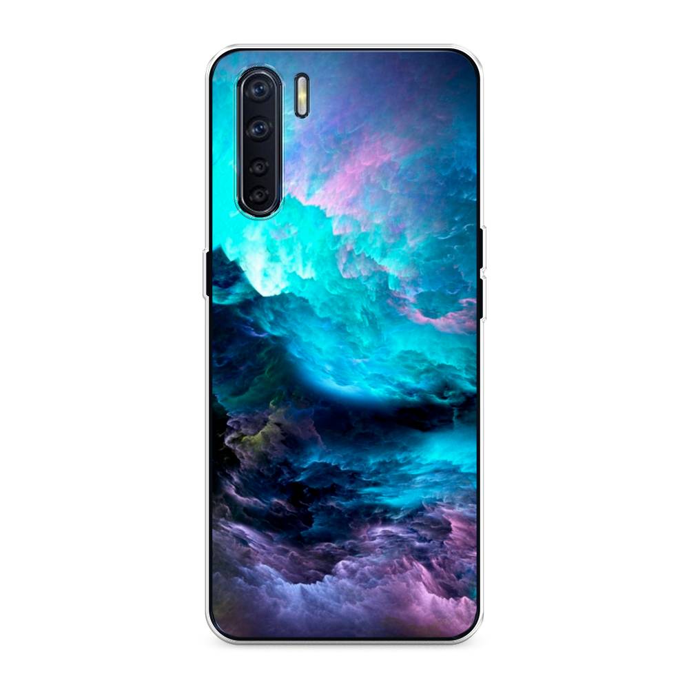 

Чехол Awog на Oppo A91/Reno 3 "Бирюзовое небо", Разноцветный, 254250-4