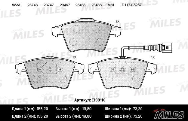 

Колодки Тормозные Передние (С Датчиком) (Смесь Semi-Metallic) Volkswagen T5/Multivan 03 R1