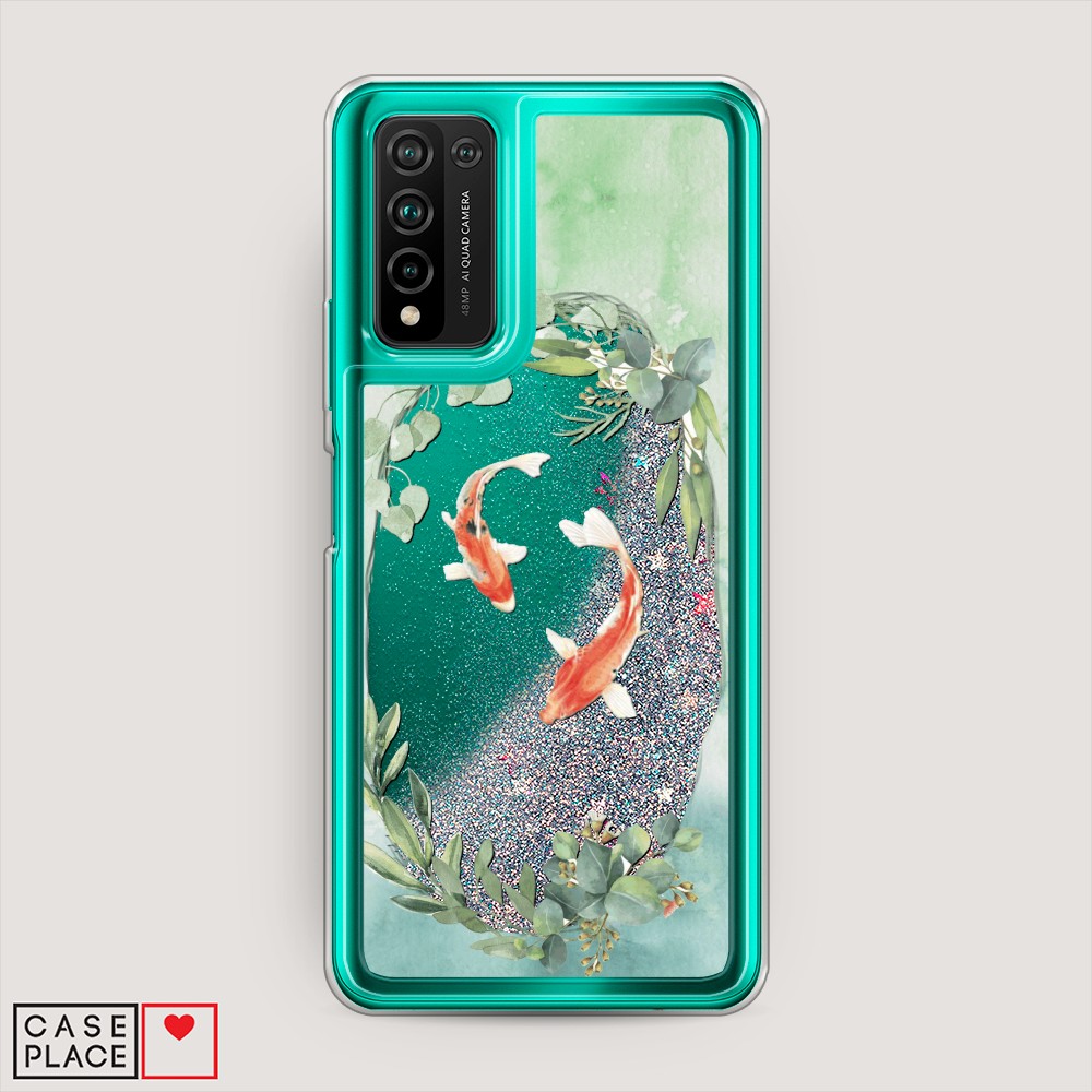 

Чехол Awog на Honor 10X Lite "Две золотые рыбки", Разноцветный, 6104691-1