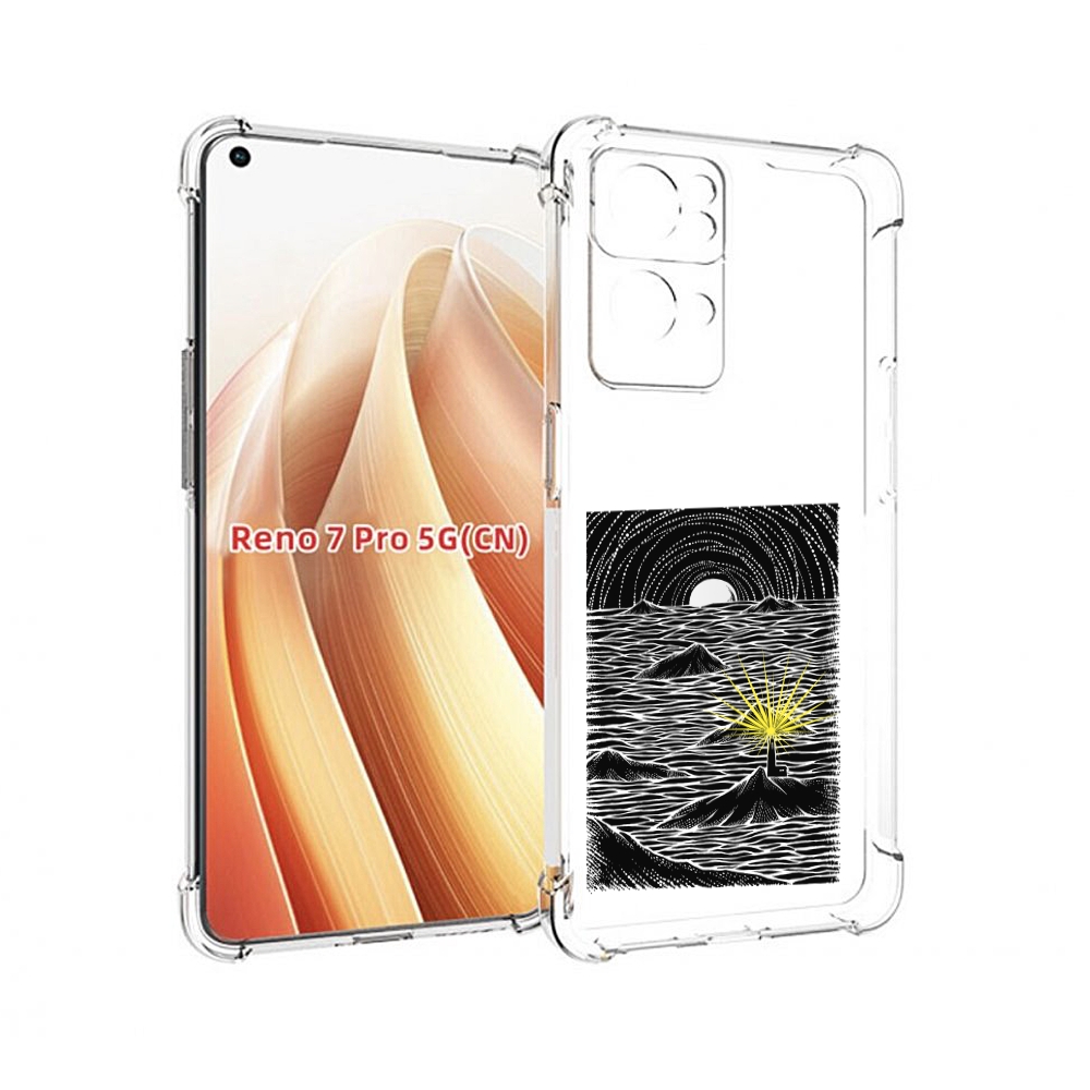 

Чехол MyPads маяк в черно белом море для OPPO Reno7 Pro 5G, Прозрачный, Tocco