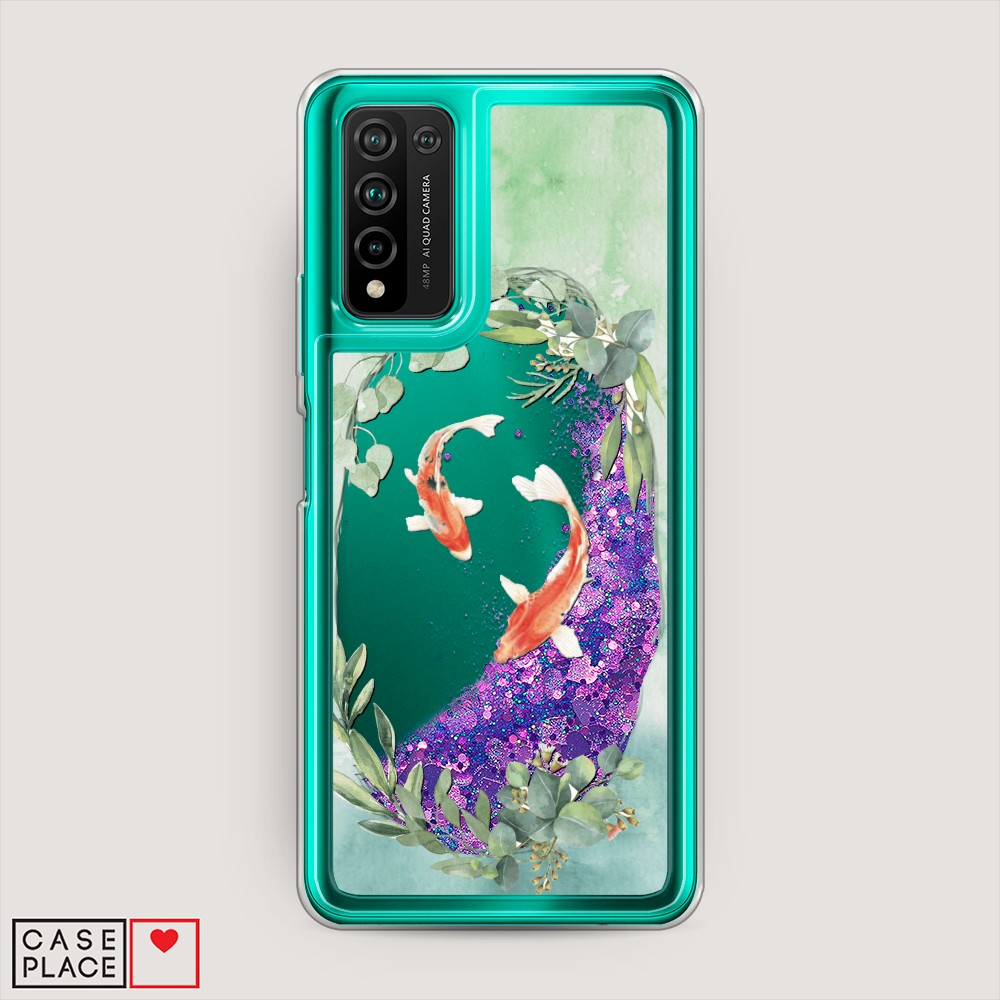 

Чехол Awog на Honor 10X Lite "Две золотые рыбки", Разноцветный, 6104692-1