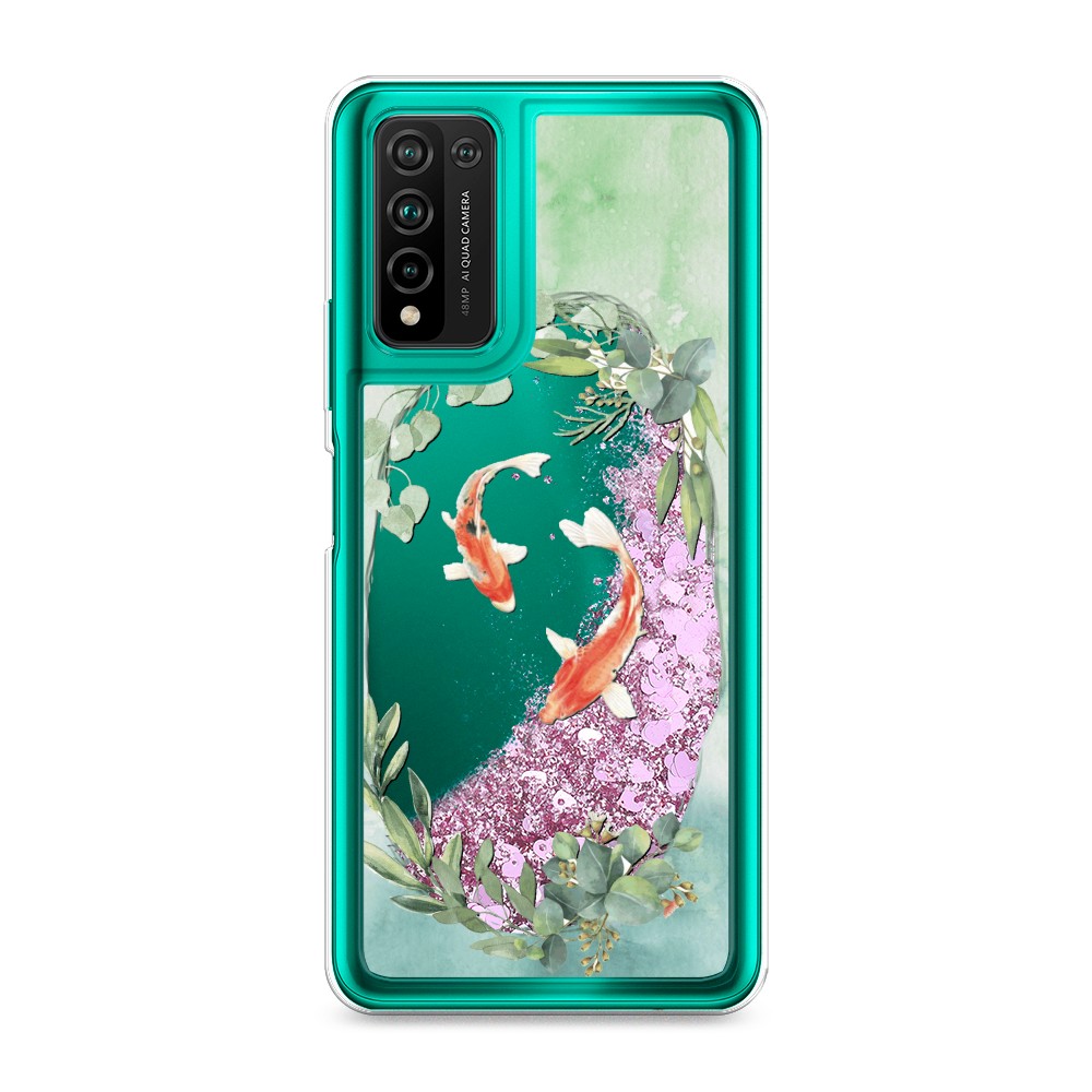 

Чехол Awog на Honor 10X Lite "Две золотые рыбки", Разноцветный, 6104694-1