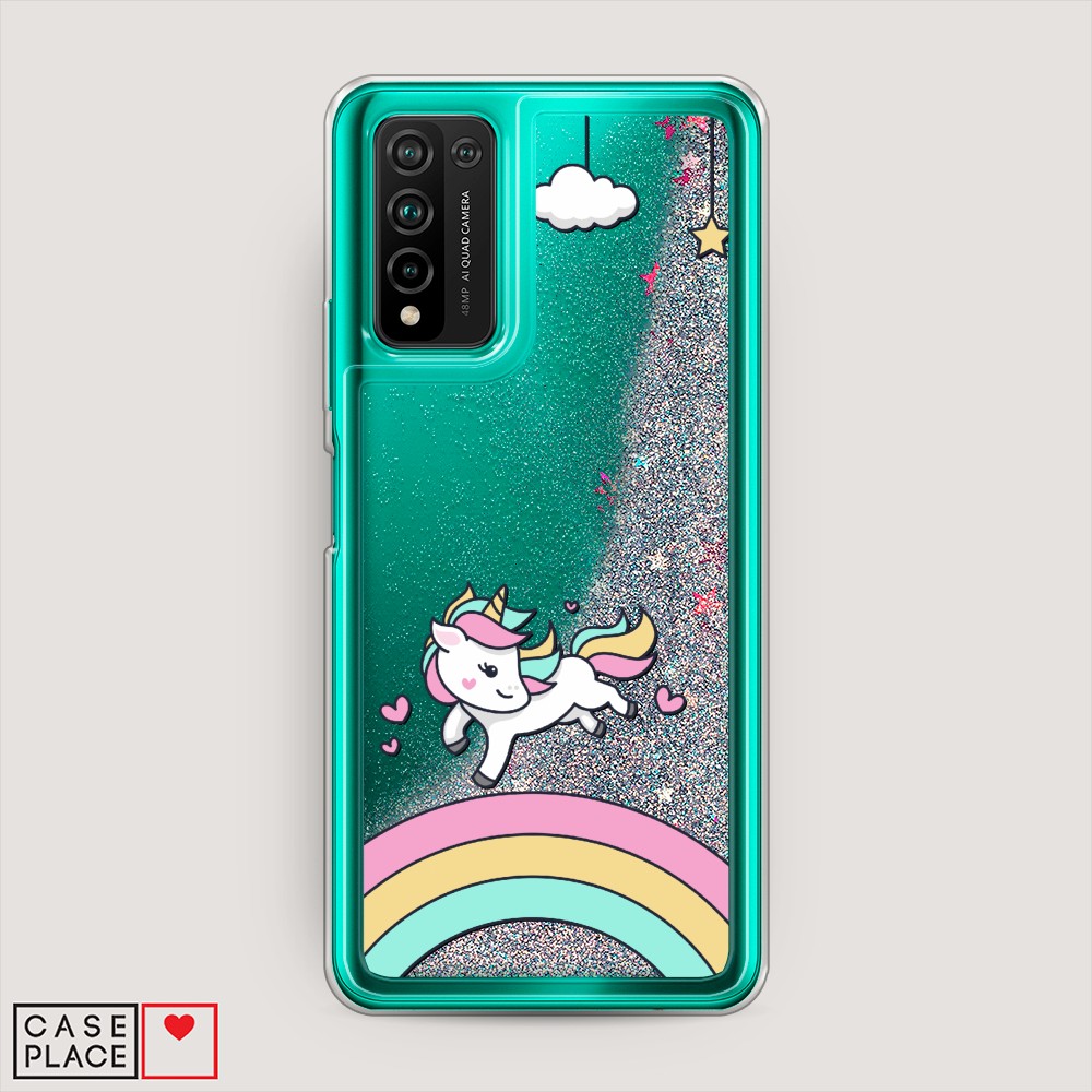 

Чехол Awog на Honor 10X Lite "Единорог на радуге", Разноцветный, 6104691-1