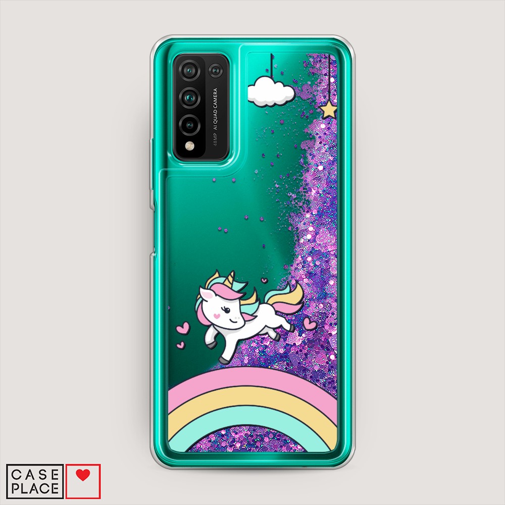 

Чехол Awog на Honor 10X Lite "Единорог на радуге", Разноцветный, 6104692-1