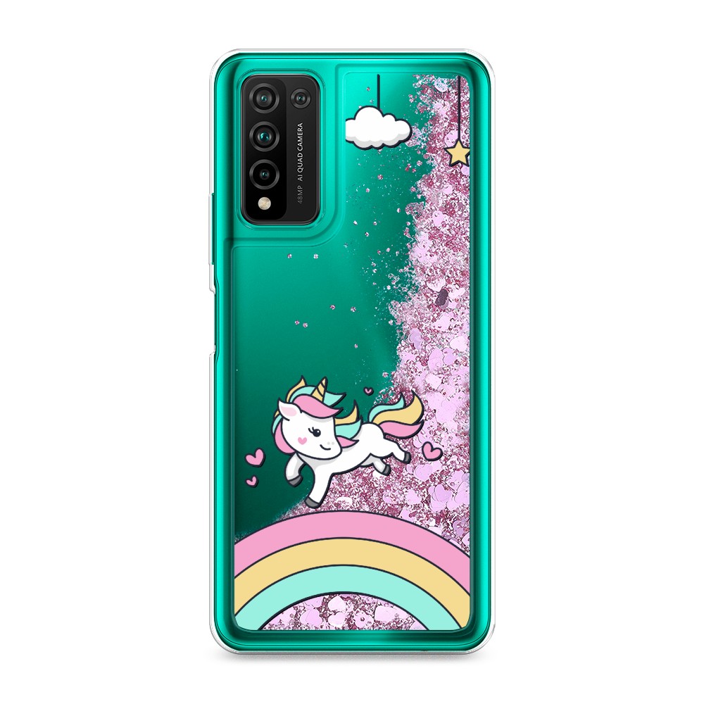 

Чехол Awog на Honor 10X Lite "Единорог на радуге", Разноцветный, 6104694-1