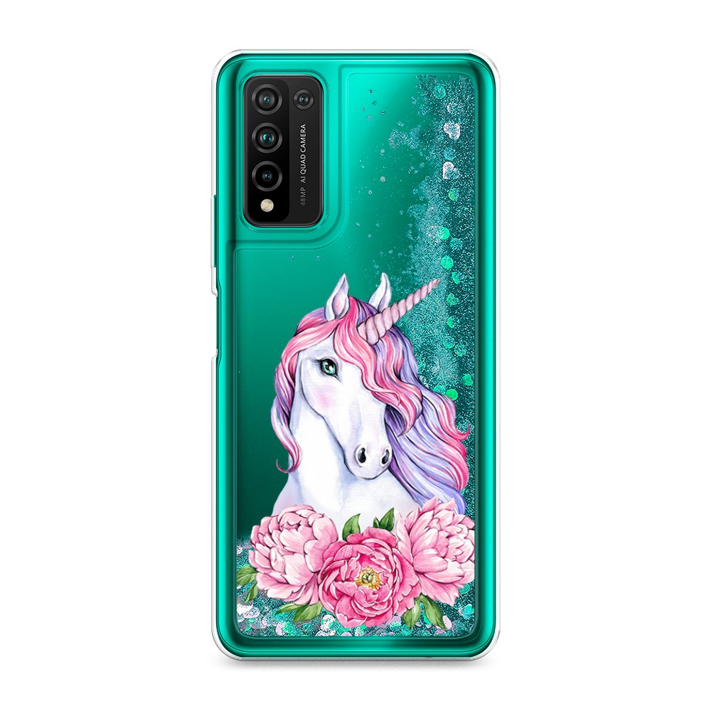 

Чехол Awog "Единорог с пионами" на Honor 10X Lite, 6104695-1