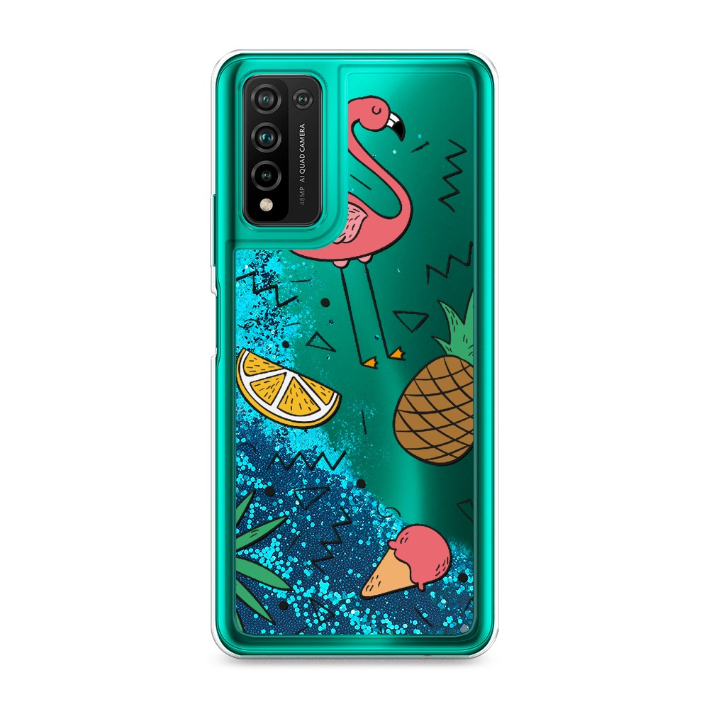 

Силиконовый чехол "Звездочки графика белая" на ZTE Red Magic 5S