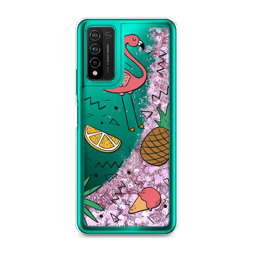 

Чехол Awog на Honor 10X Lite "Гавайский фон", Разноцветный, 6104694-1