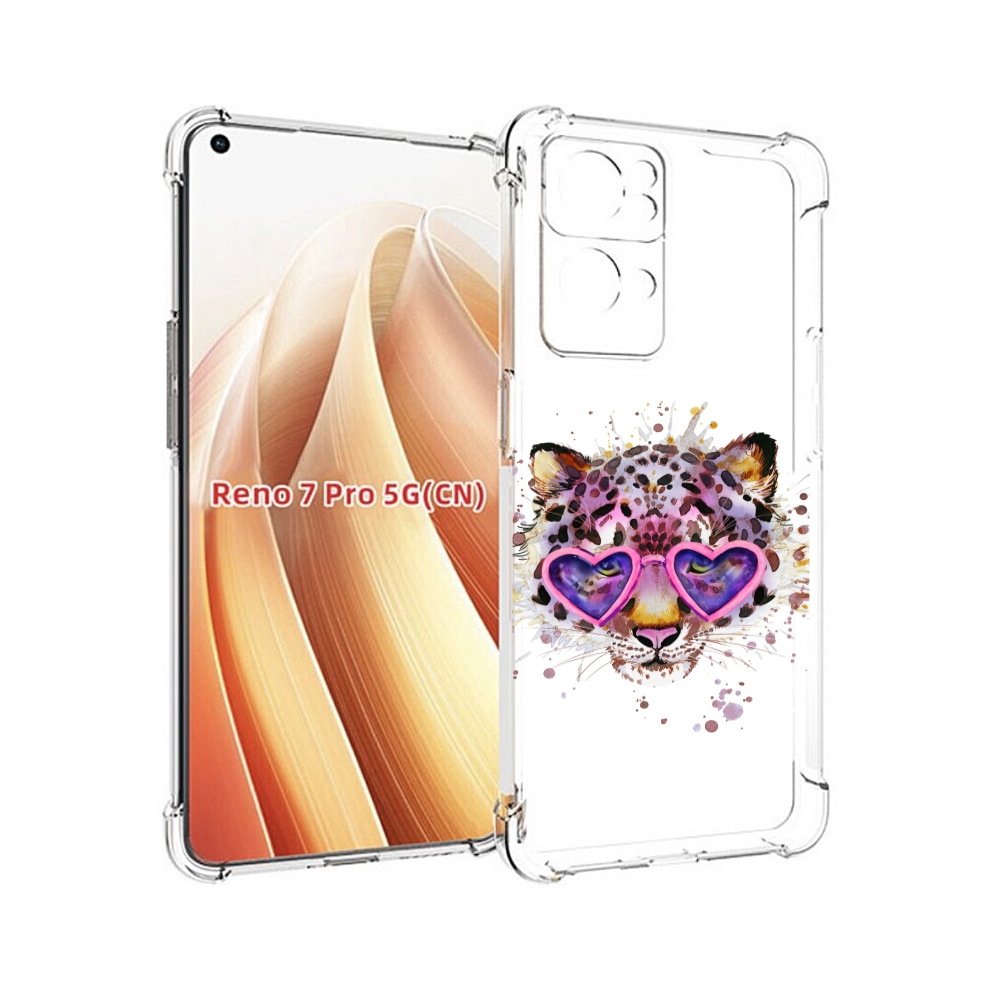 

Чехол MyPads модный леопард для OPPO Reno7 Pro 5G, Прозрачный, Tocco