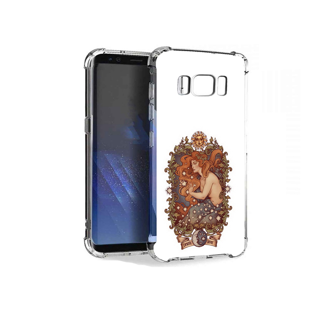 

Чехол MyPads Tocco для Samsung Galaxy S8+ звездная девушка абстракция, Tocco