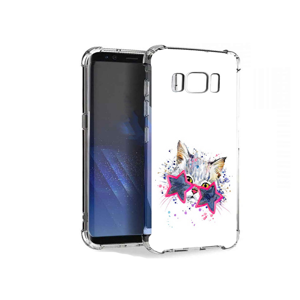 

Чехол MyPads Tocco для Samsung Galaxy S8+ звездные очки, Tocco