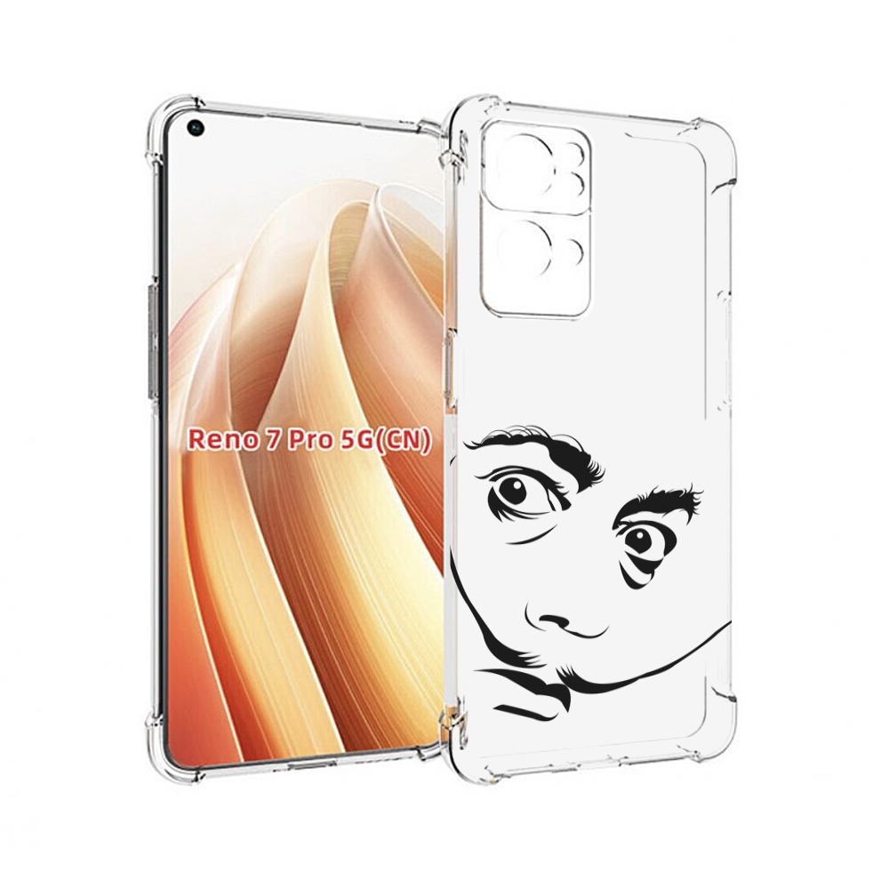 

Чехол MyPads мужчина с длинными усами для OPPO Reno7 Pro 5G, Прозрачный, Tocco
