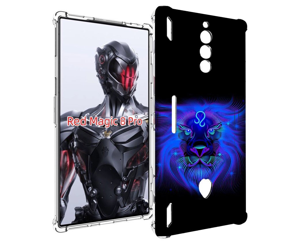 Чехол MyPads знак-зодиака-лев-3 для ZTE Nubia Red Magic 8 Pro / Red Magic 8 Pro Plus