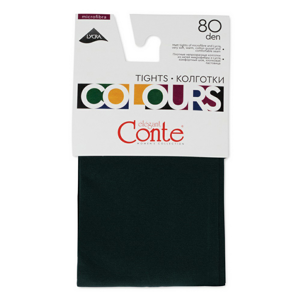 

Колготки женские Conte зеленые, Зеленый