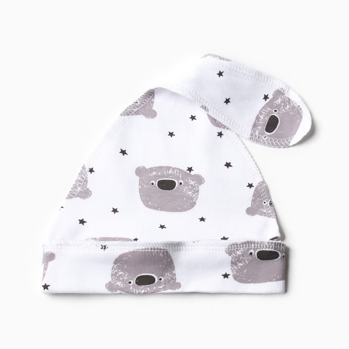 

Шапочка Bloom Baby Мордочки с узелком, 36 см (рост 56 см), белый