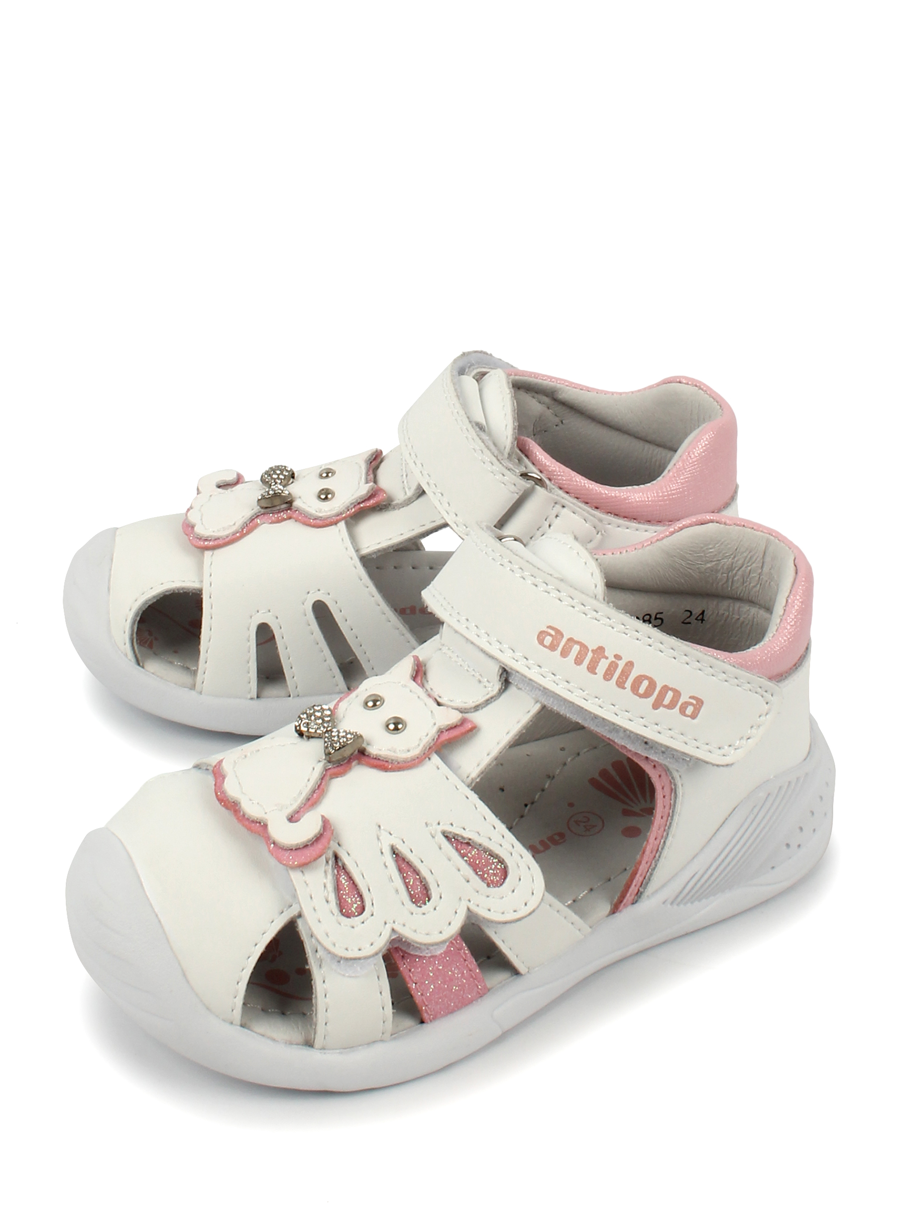 

Сандали для девочки, Antilopa, AL 12385, 21, Белый, AL 12385