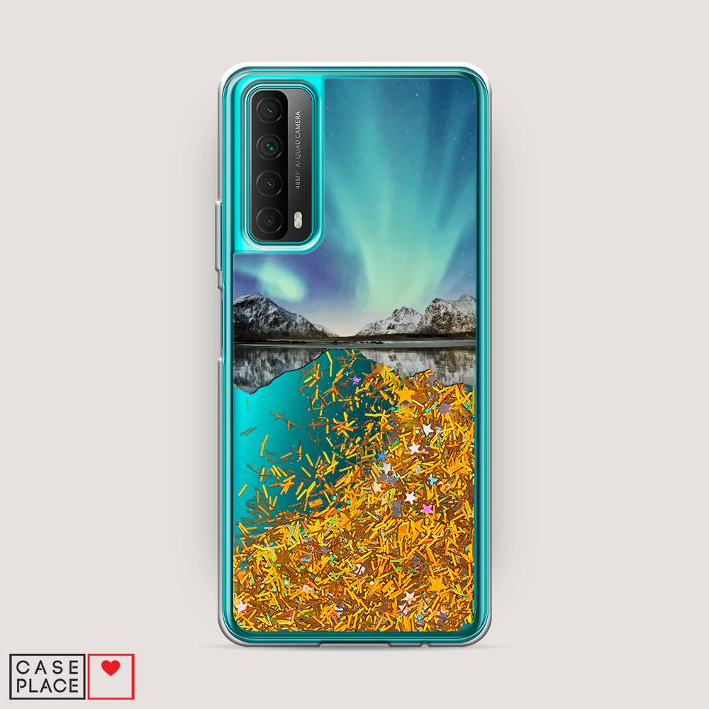 

Чехол Awog на Huawei P Smart 2021 "Горное озеро и сияние", Разноцветный, 6104790-1