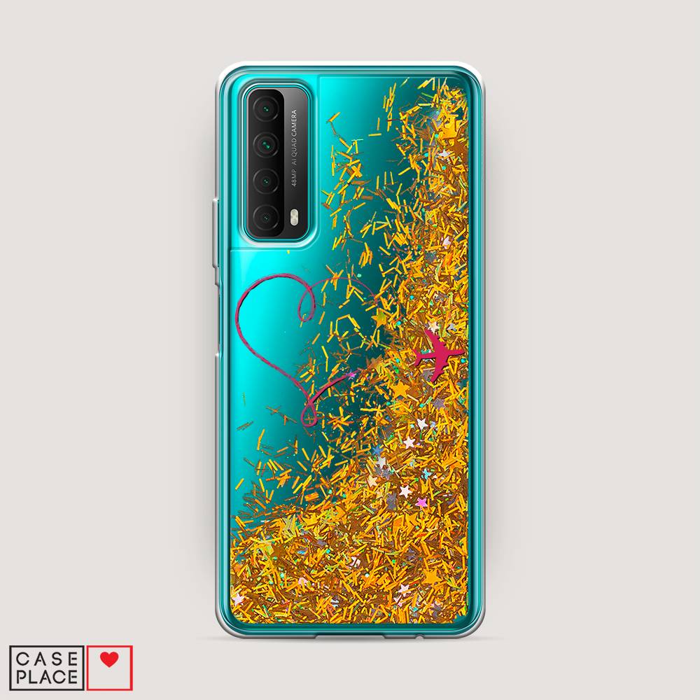 

Чехол Awog на Huawei P Smart 2021 "Сердце и самолет", Разноцветный, 6104790-1