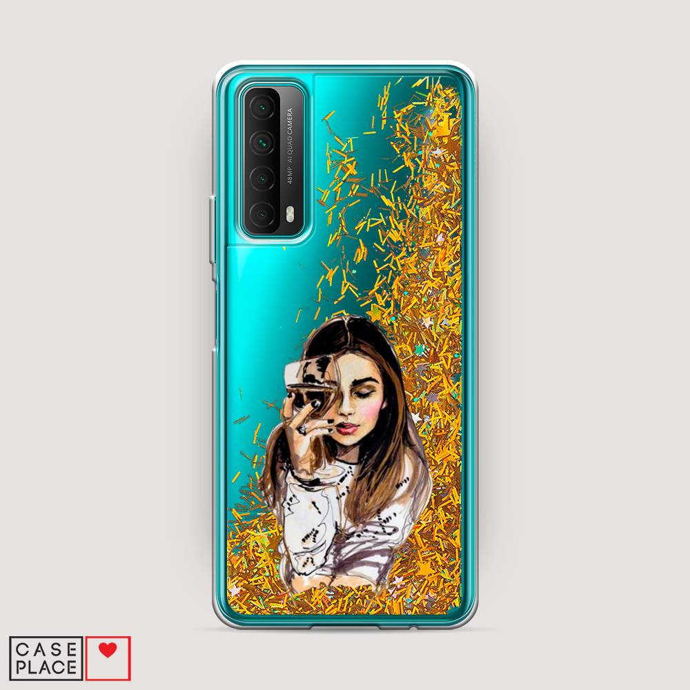 

Чехол Awog на Huawei P Smart 2021 "Девушка с бокалом", Разноцветный, 6104790-1