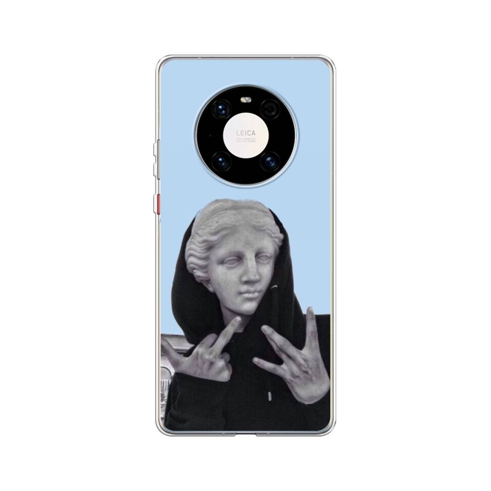 

Чехол Awog на Huawei Mate 40 Pro "SWAG статуя", Голубой, 6104450-9