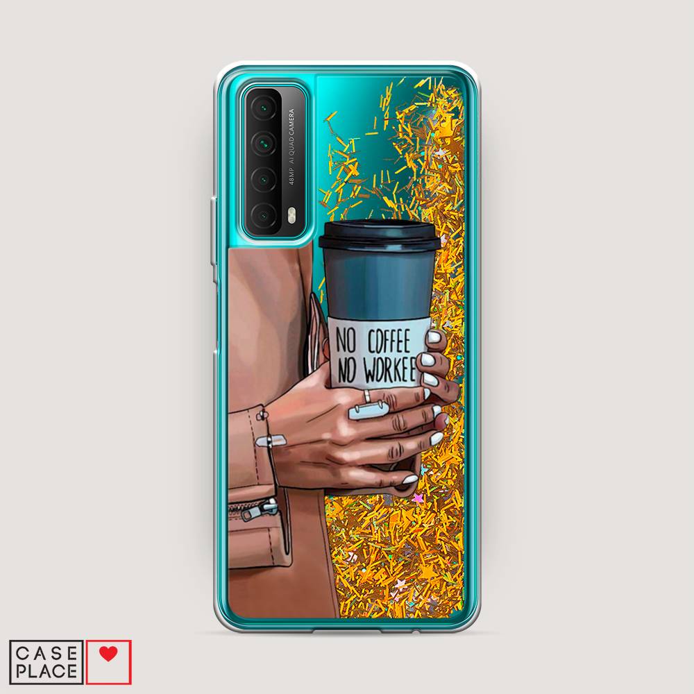 

Чехол Awog на Huawei P Smart 2021 "No coffee", Разноцветный, 6104790-1