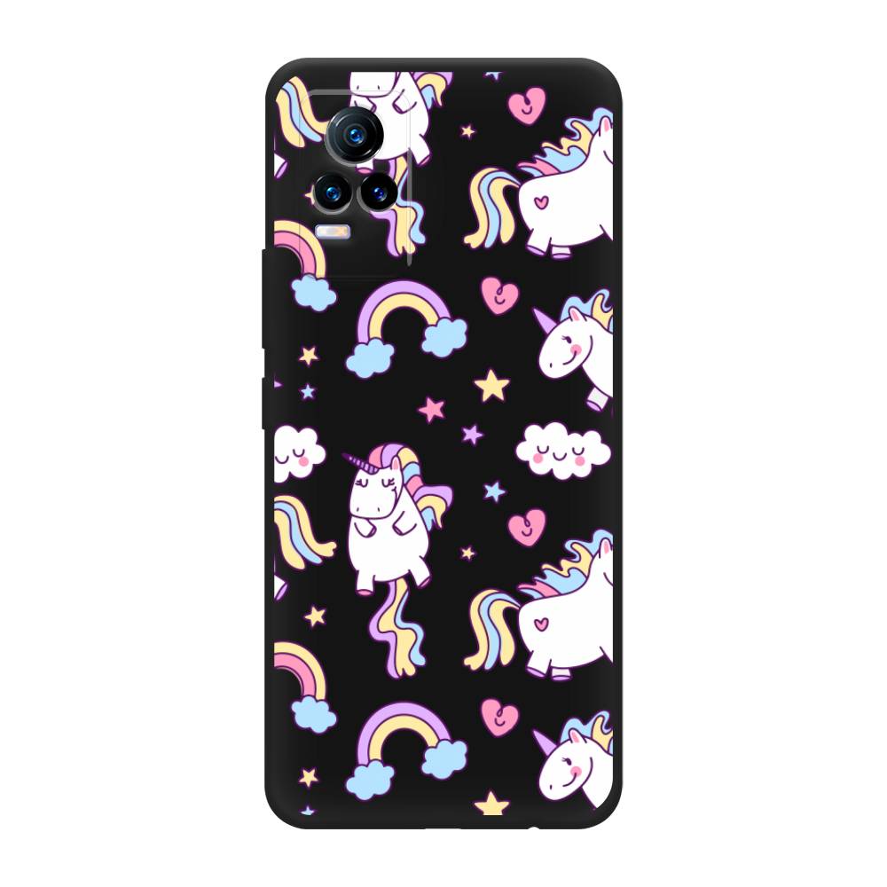 

Матовый силиконовый чехол "Sweet unicorns dreams" на Vivo V21e 4G, Sweet unicorns dreams