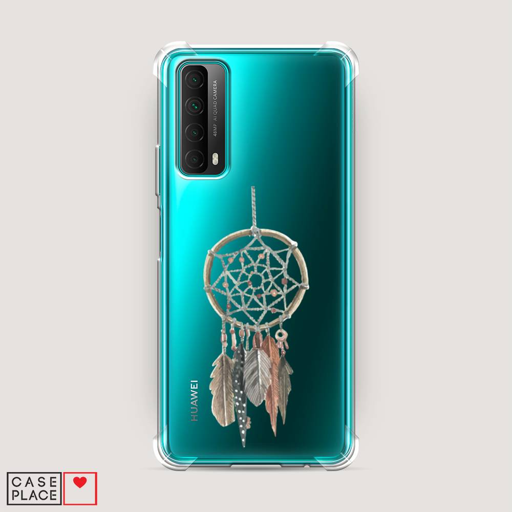 

Чехол Awog на Huawei P Smart 2021 "Ловец снов с перьями", Разноцветный, 6104751-1