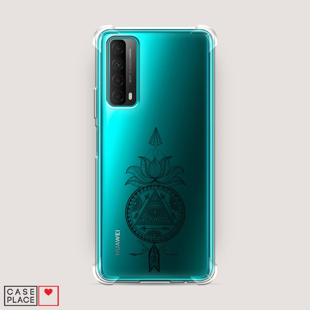 

Чехол Awog на Huawei P Smart 2021 "Талисман арт черный", Разноцветный, 6104751-1