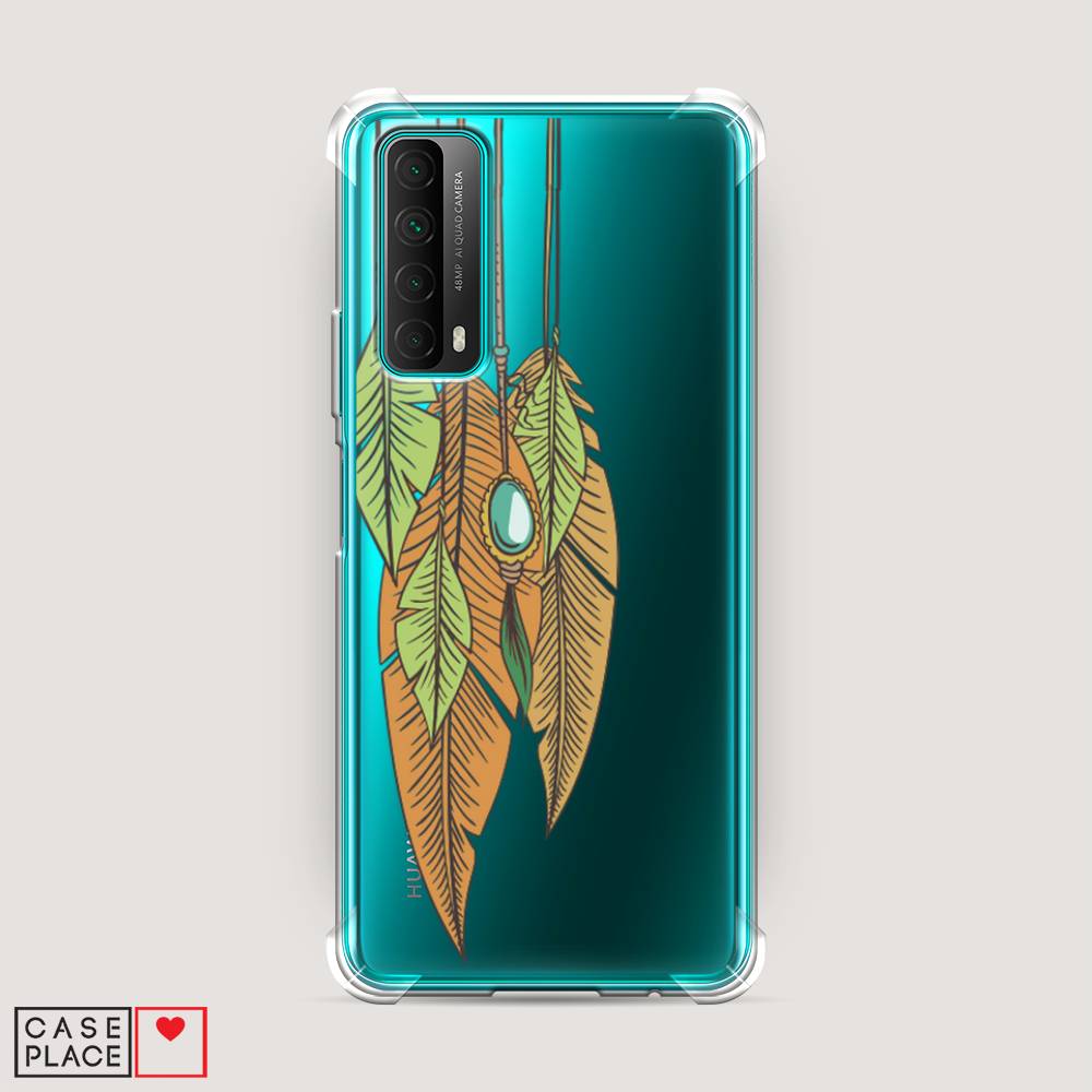 

Чехол Awog на Huawei P Smart 2021 "Оберег перья", Разноцветный, 6104751-1